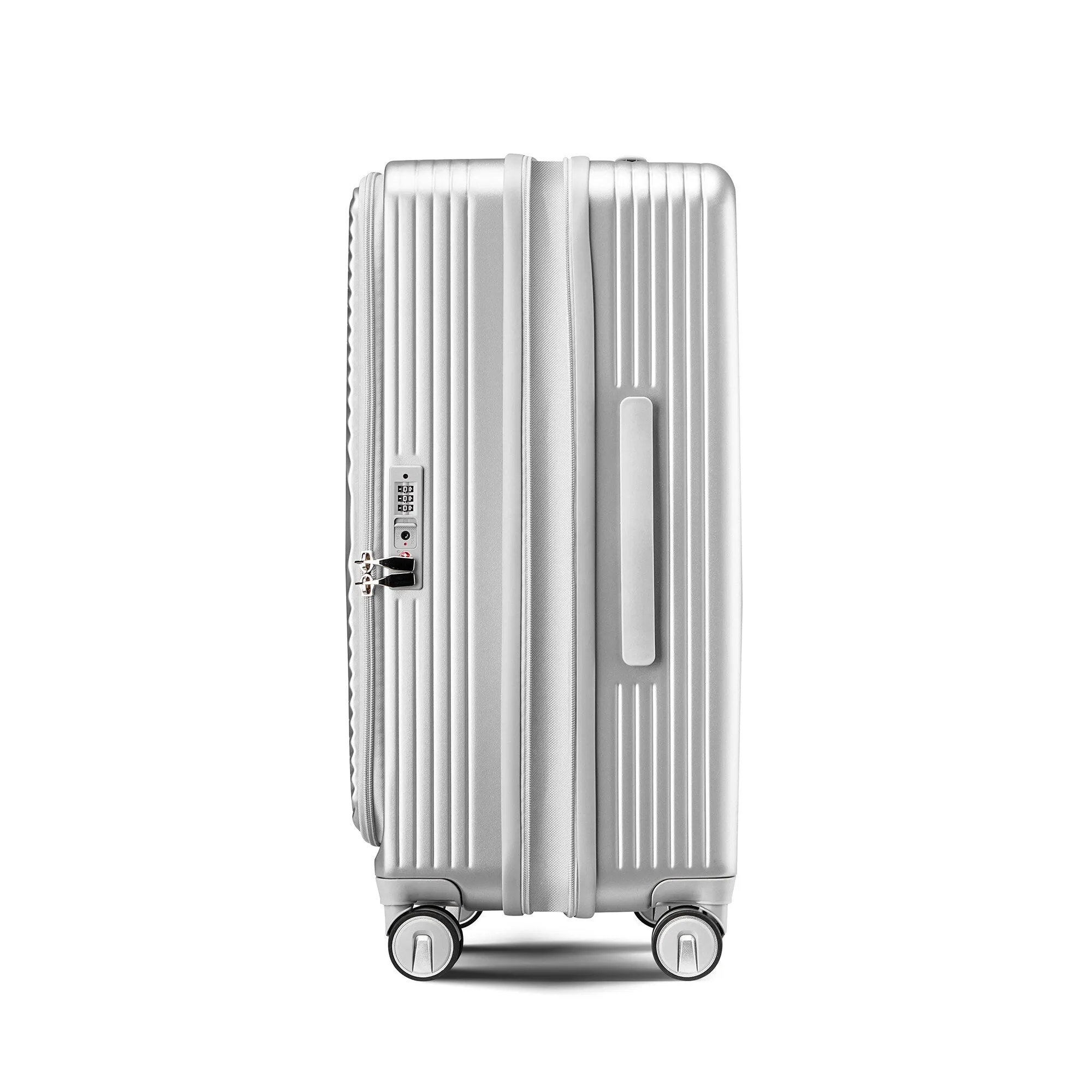 3 Piece (20/24/28) Expandable Luggage Sets with TSA Lock and Spinner Wheels, Hardsided Luggage with Front Pocket