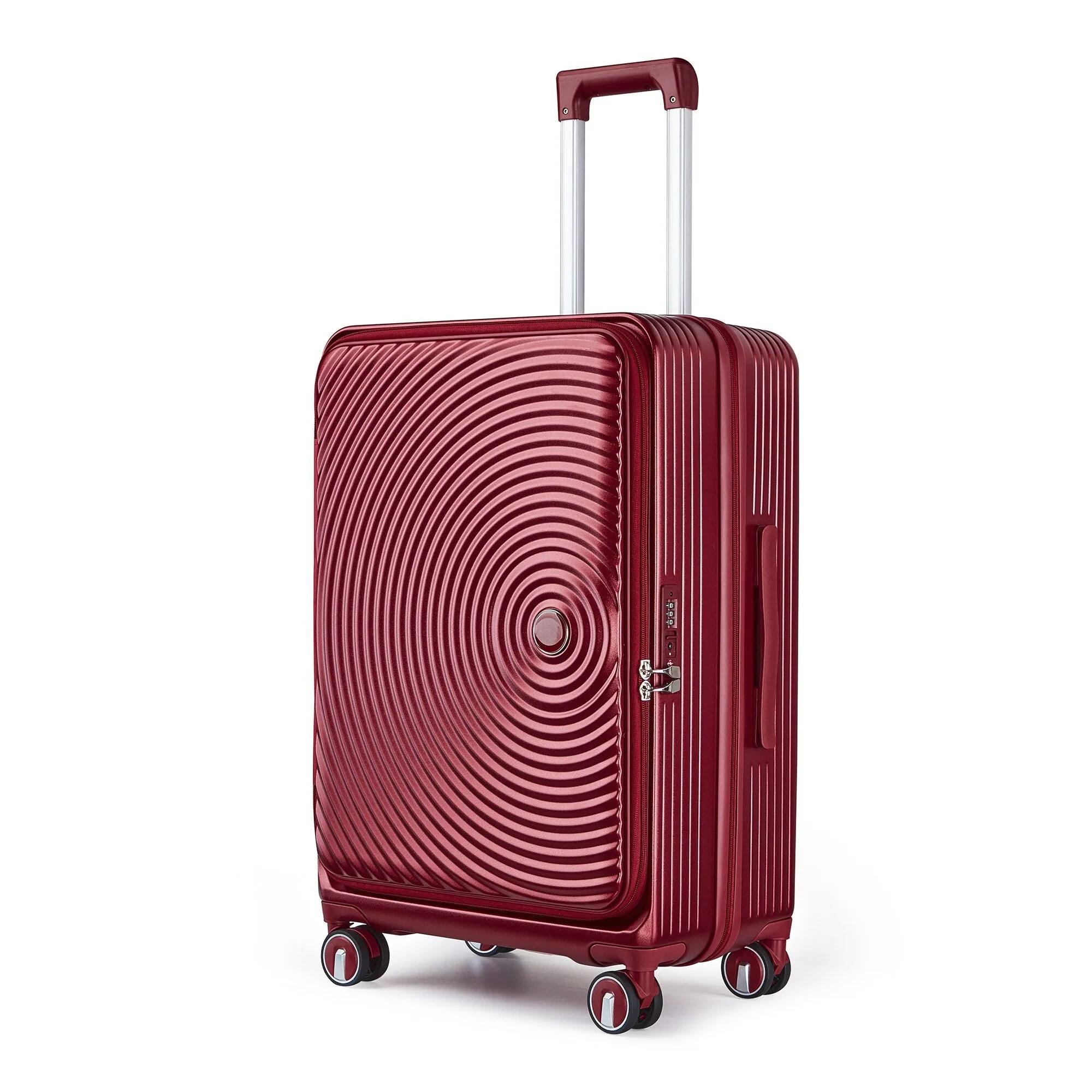 3 Piece (20/24/28) Expandable Luggage Sets with TSA Lock and Spinner Wheels, Hardsided Luggage with Front Pocket
