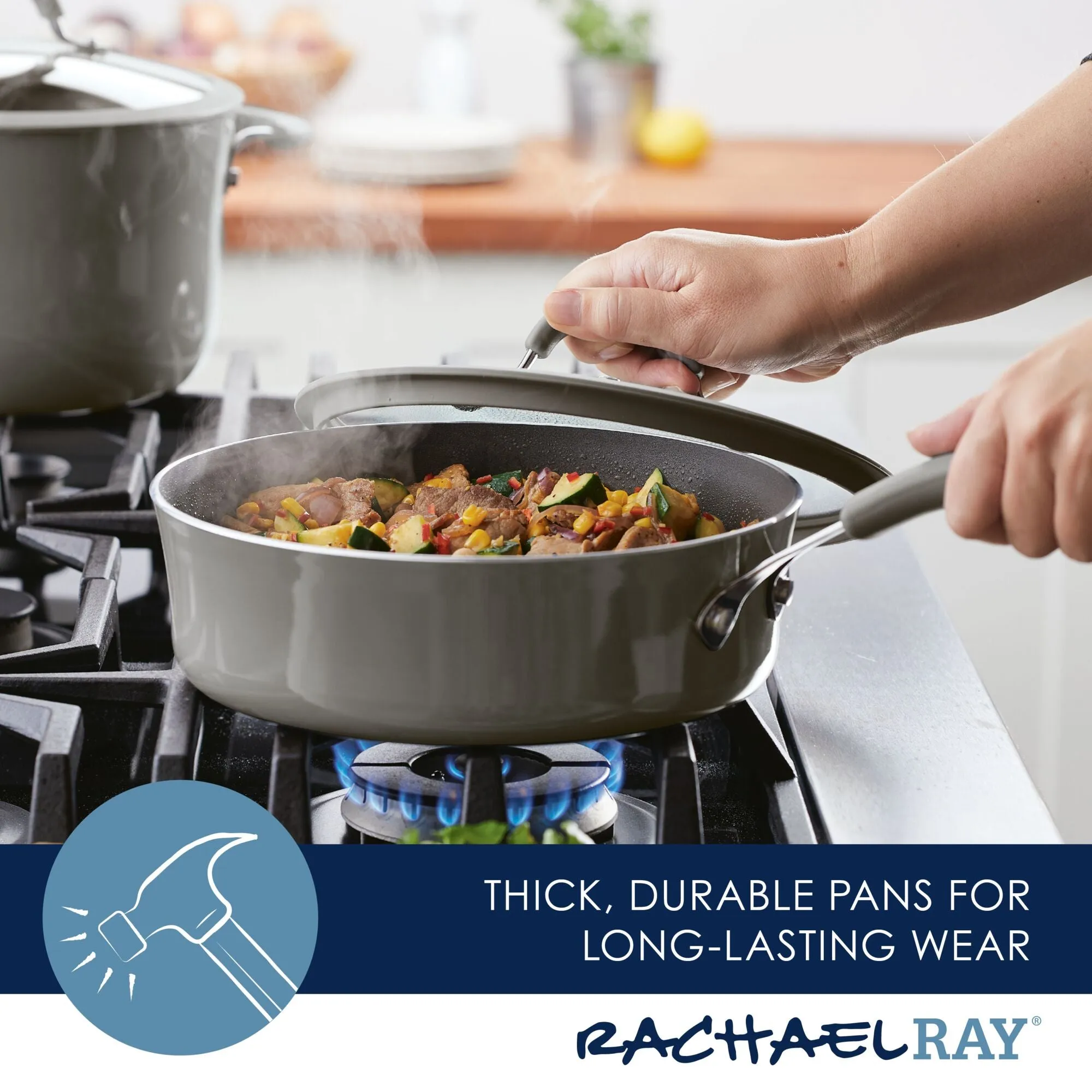 3-Quart Cook   Create Nonstick Sauté Pan with Lid