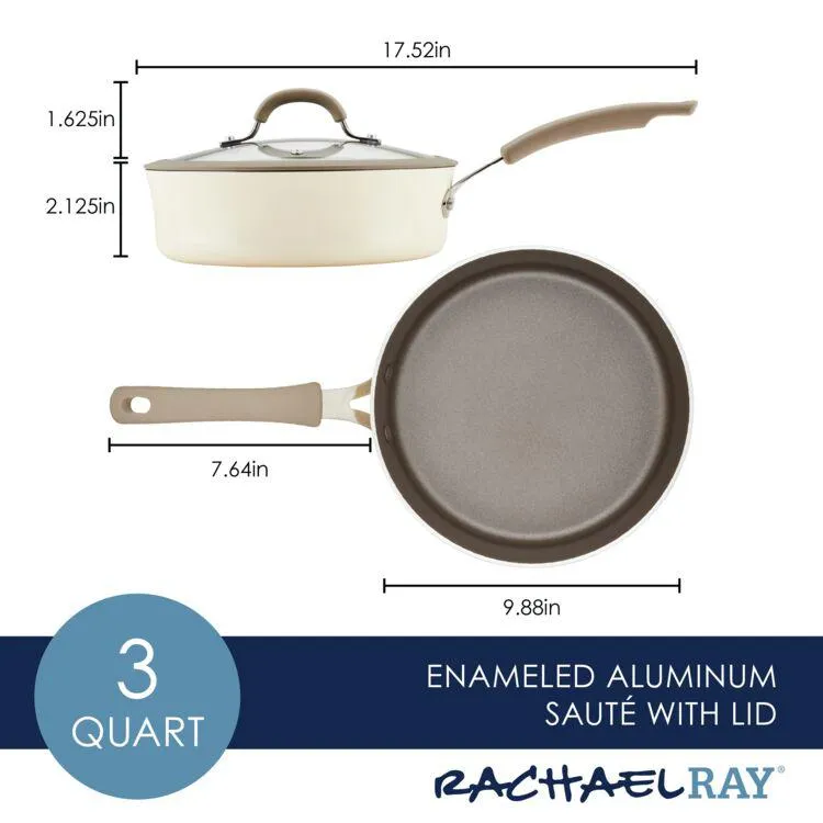 3-Quart Cook   Create Nonstick Sauté Pan with Lid