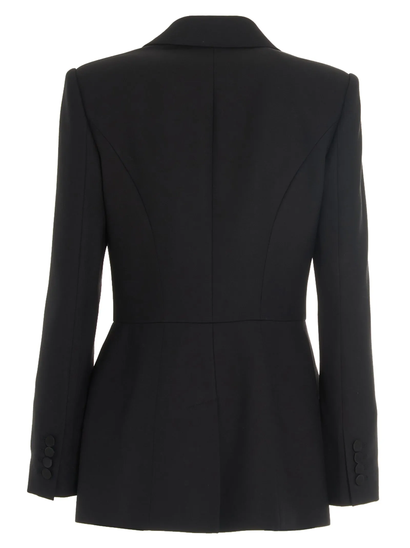 Alexander McQueen Lace-Panel Detailed Blazer