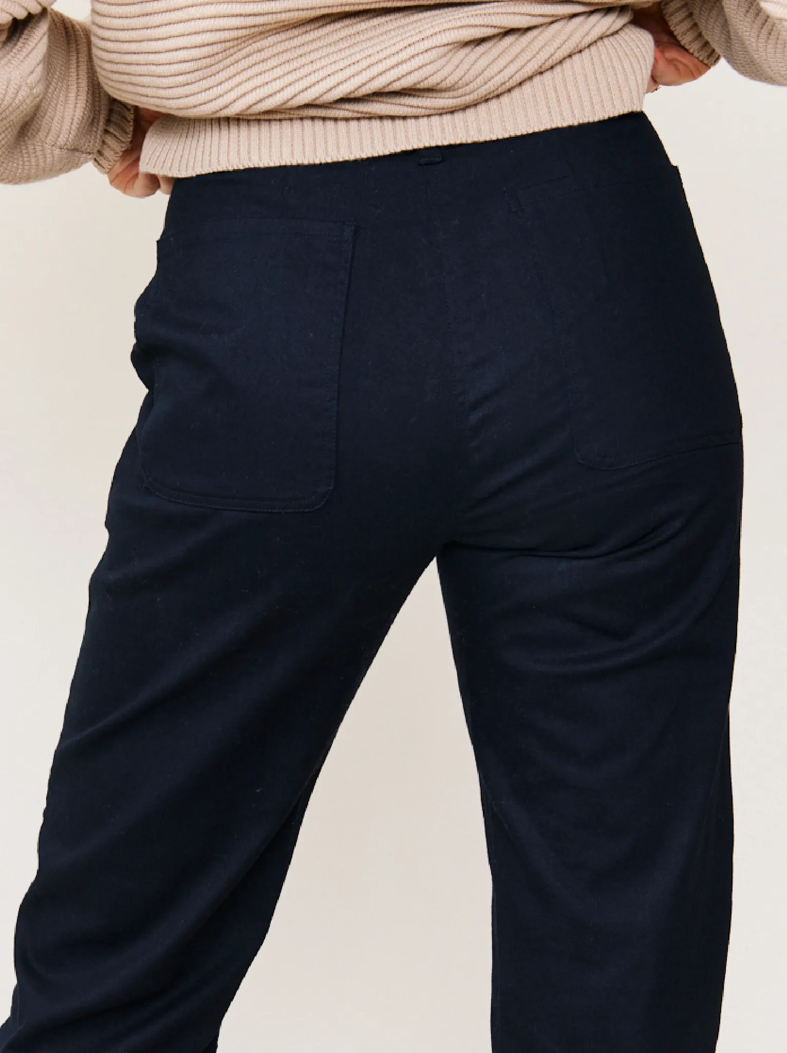 Ann Twill Straight Leg Pant
