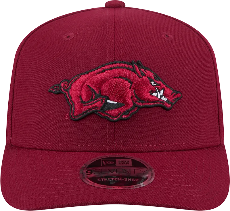Arkansas Razorbacks New Era Team Crimson 9SEVENTY Adjustable Hat