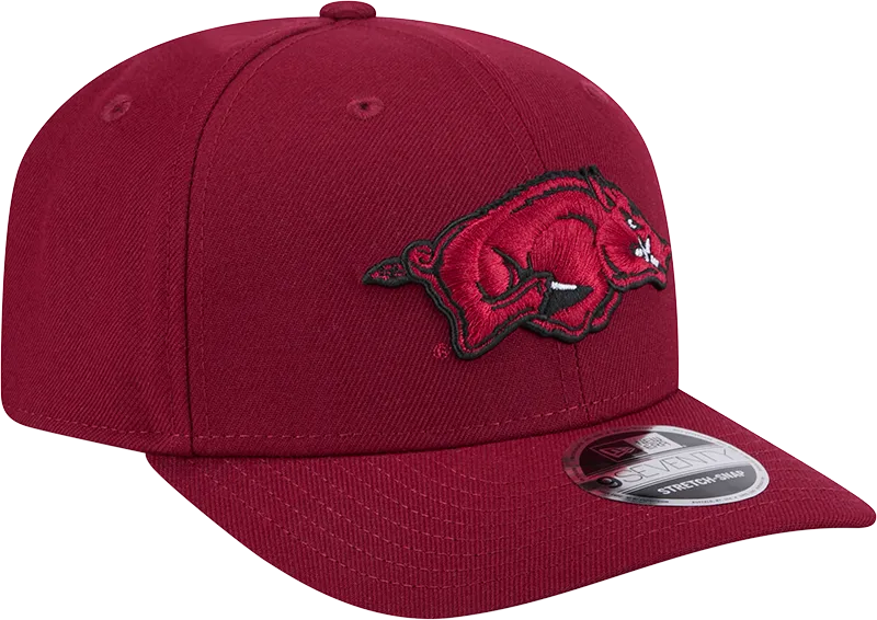 Arkansas Razorbacks New Era Team Crimson 9SEVENTY Adjustable Hat