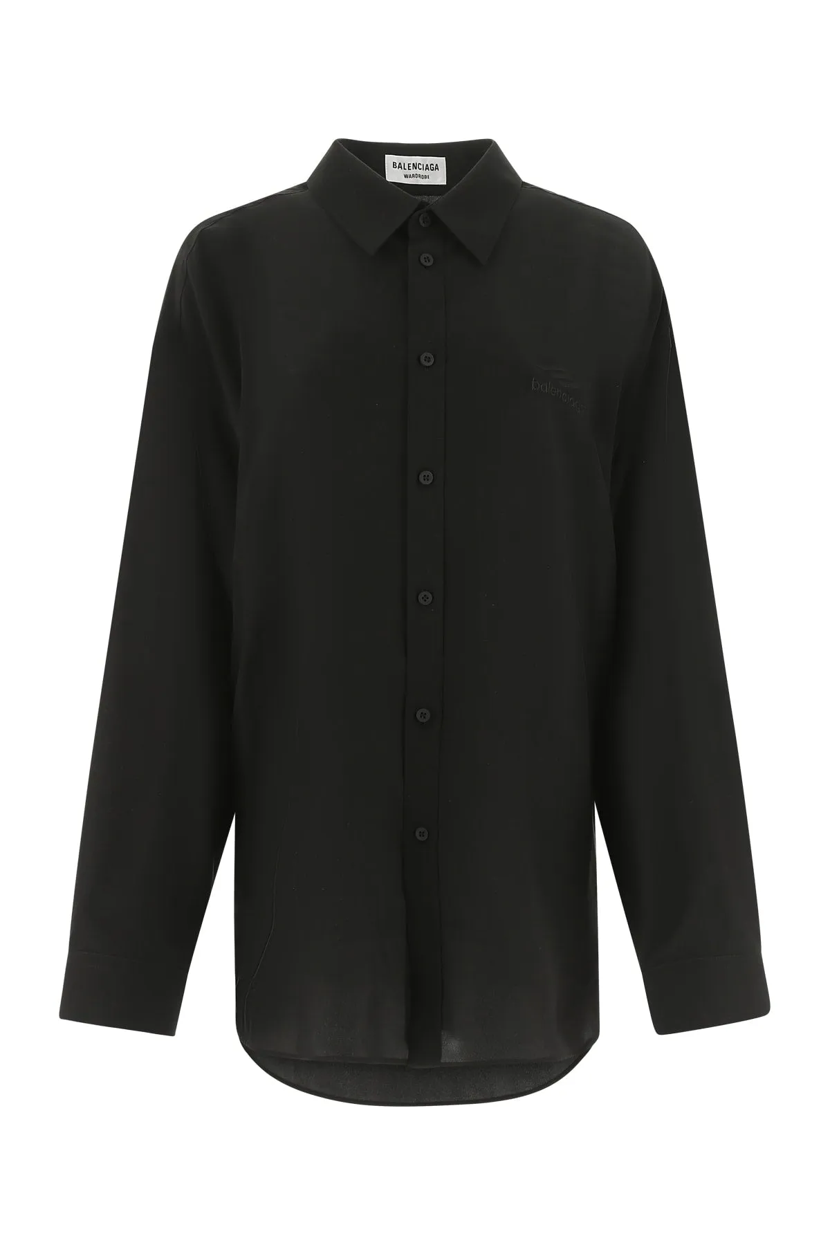 Balenciaga Logo Detailed Oversized Shirt