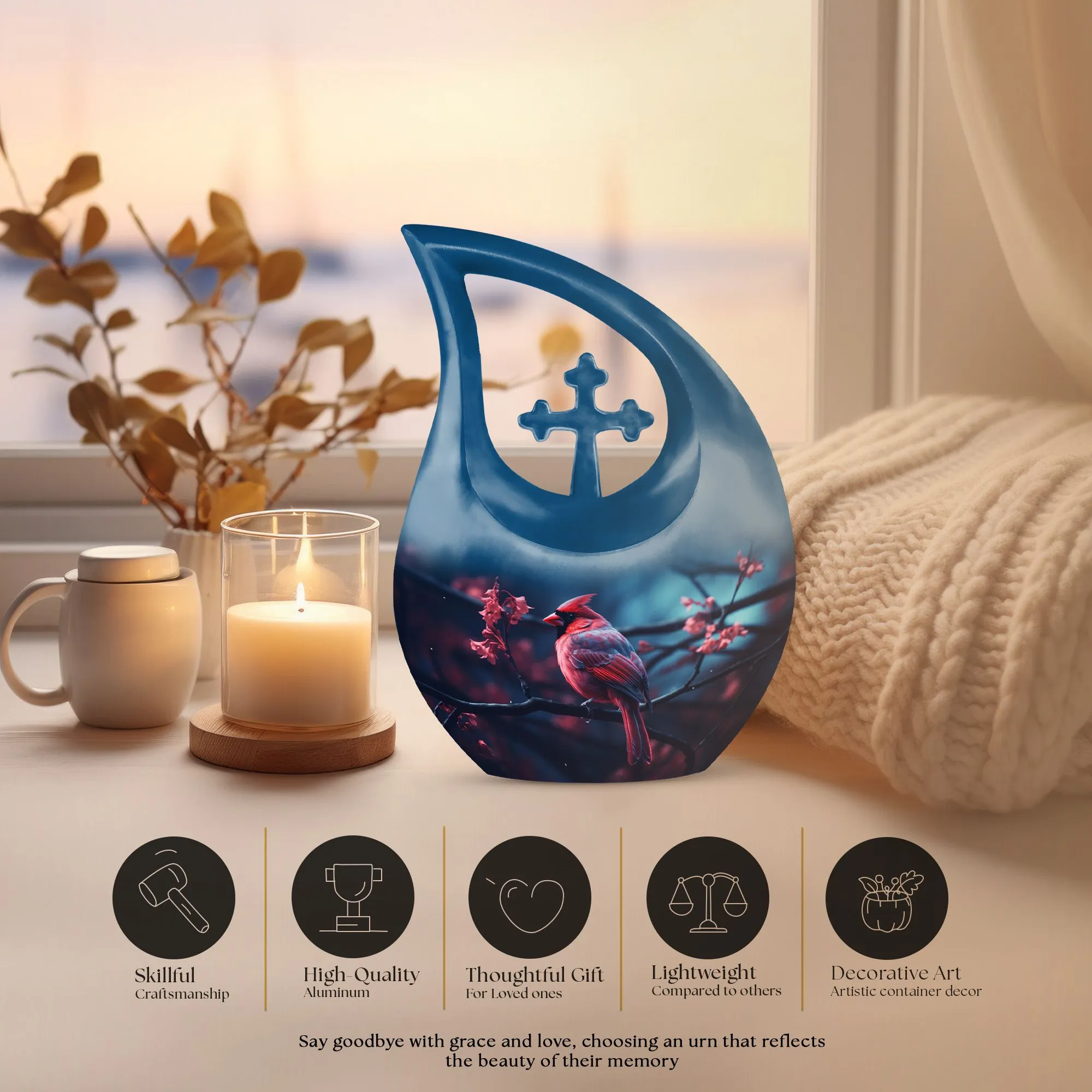 Bird Urn : Dignified Memorial Urn for Lasting Cherishment
