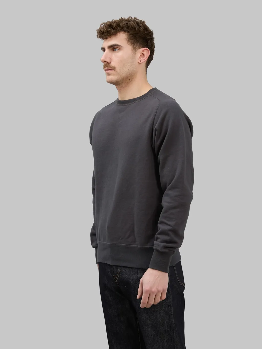 Buzz Rickson's BR69463 Freedom Sleeve Sweatshirt Black