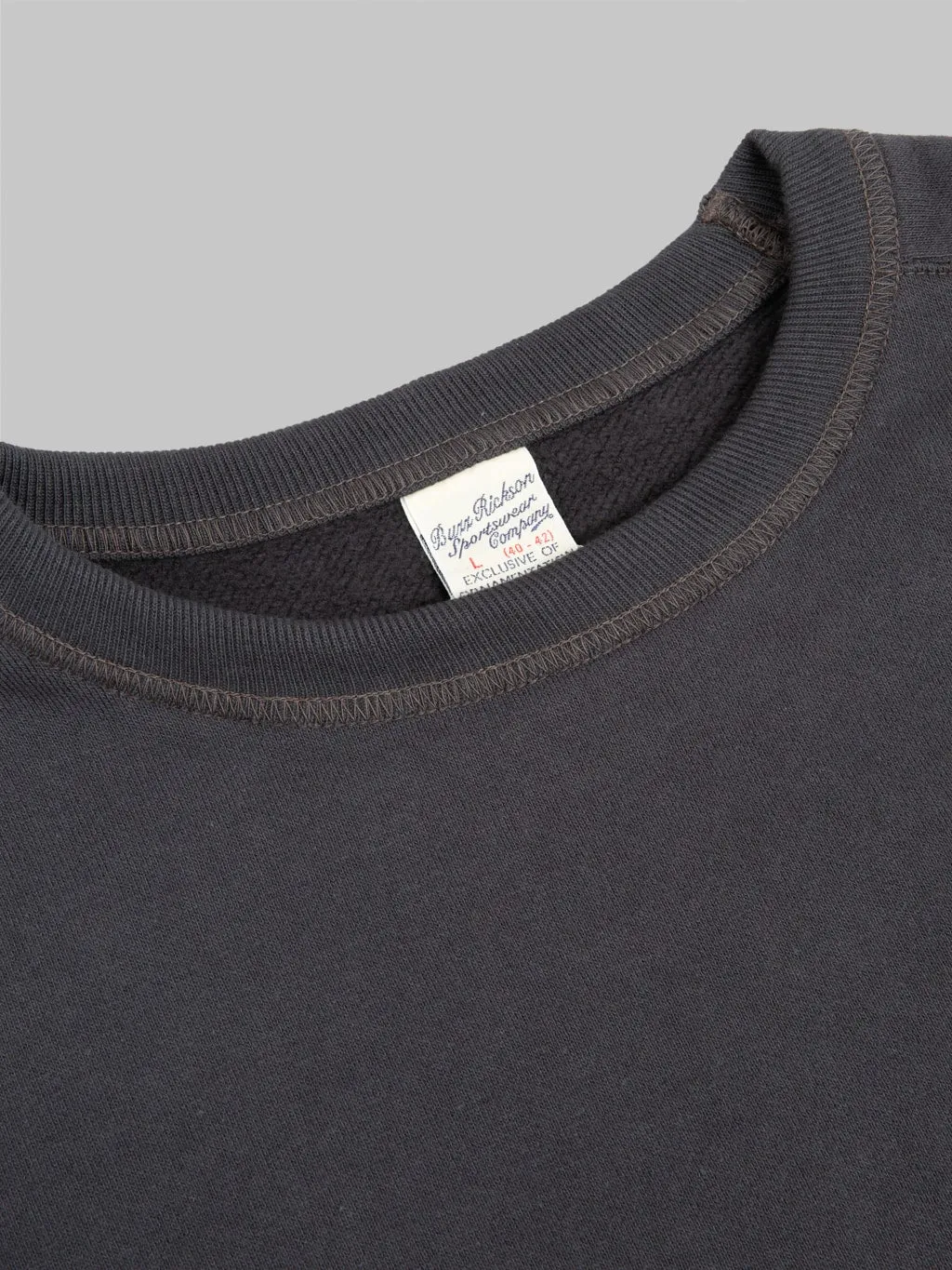 Buzz Rickson's BR69463 Freedom Sleeve Sweatshirt Black