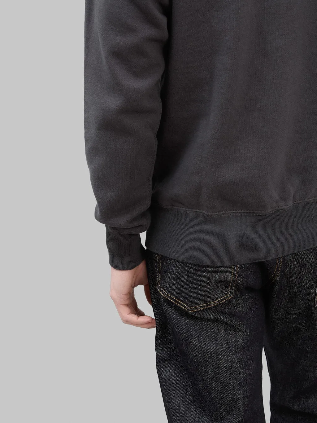 Buzz Rickson's BR69463 Freedom Sleeve Sweatshirt Black