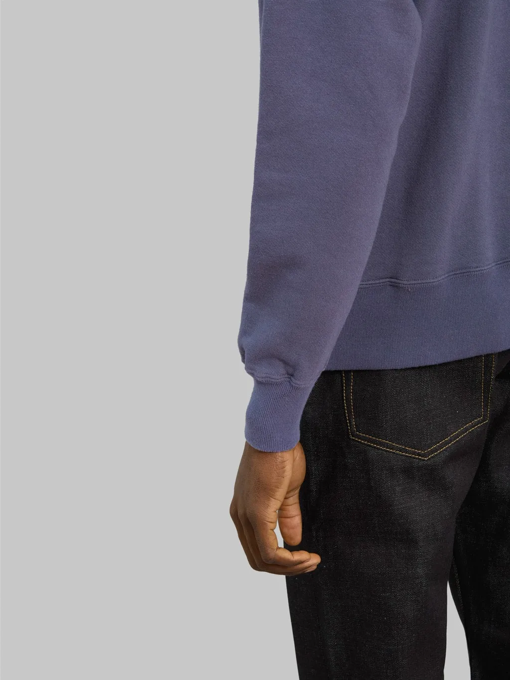Buzz Rickson's BR69463 Freedom Sleeve Sweatshirt Navy