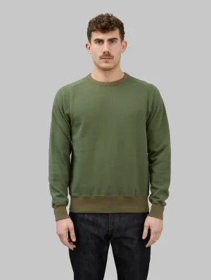 Buzz Rickson's BR69463 Freedom Sleeve Sweatshirt Olive