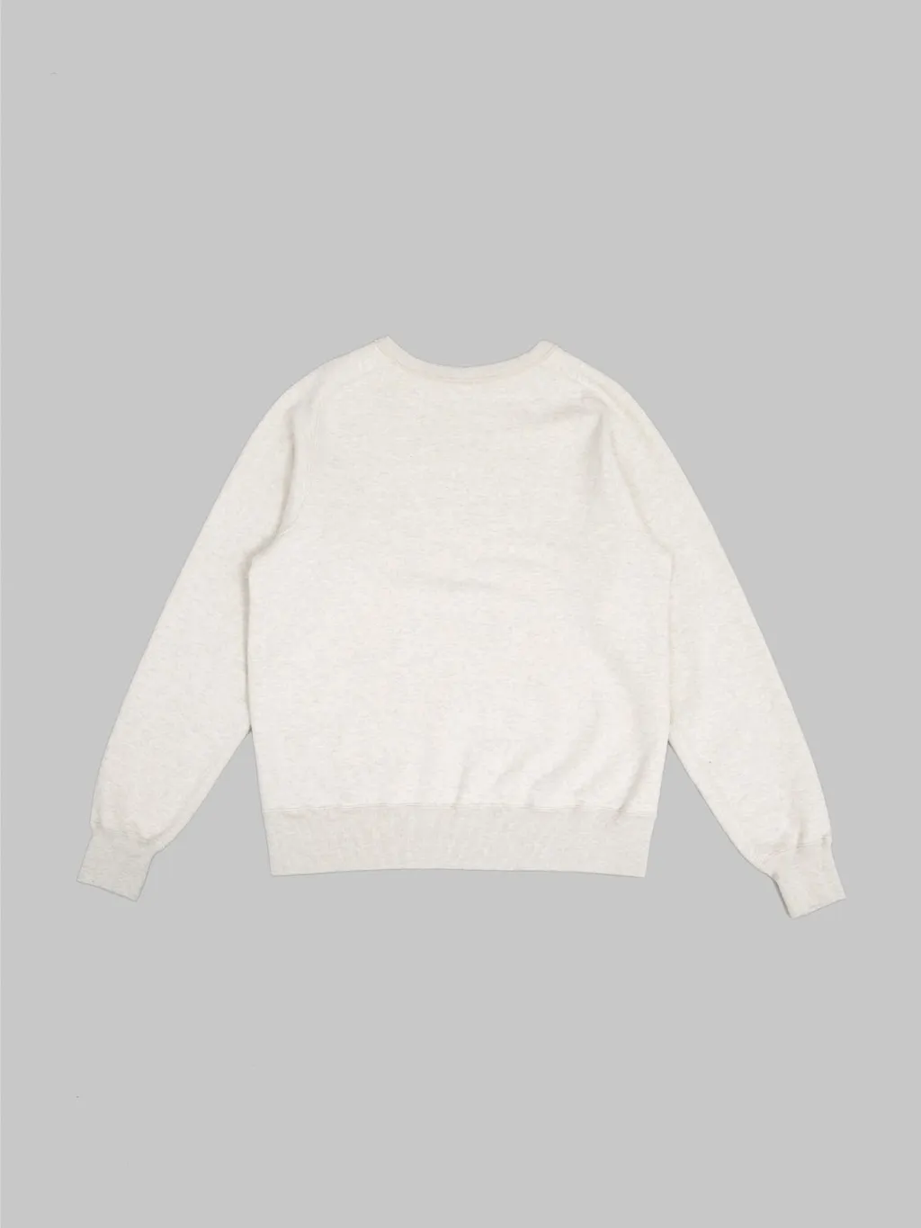 Buzz Rickson's BR69507 Freedom Sleeve Logo Sweatshirt Oatmeal