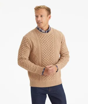 Cable Knit Crewneck Sweater - FINAL SALE