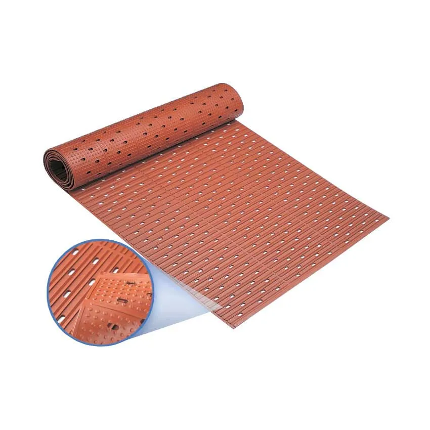 Cactus Mat 1631M-T39 Ni-Rib Reversible Floor Runner, Red, 3' x 9'