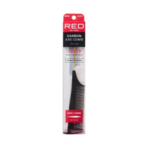 Carbon AXE Rat Tail Comb by Red by Kiss