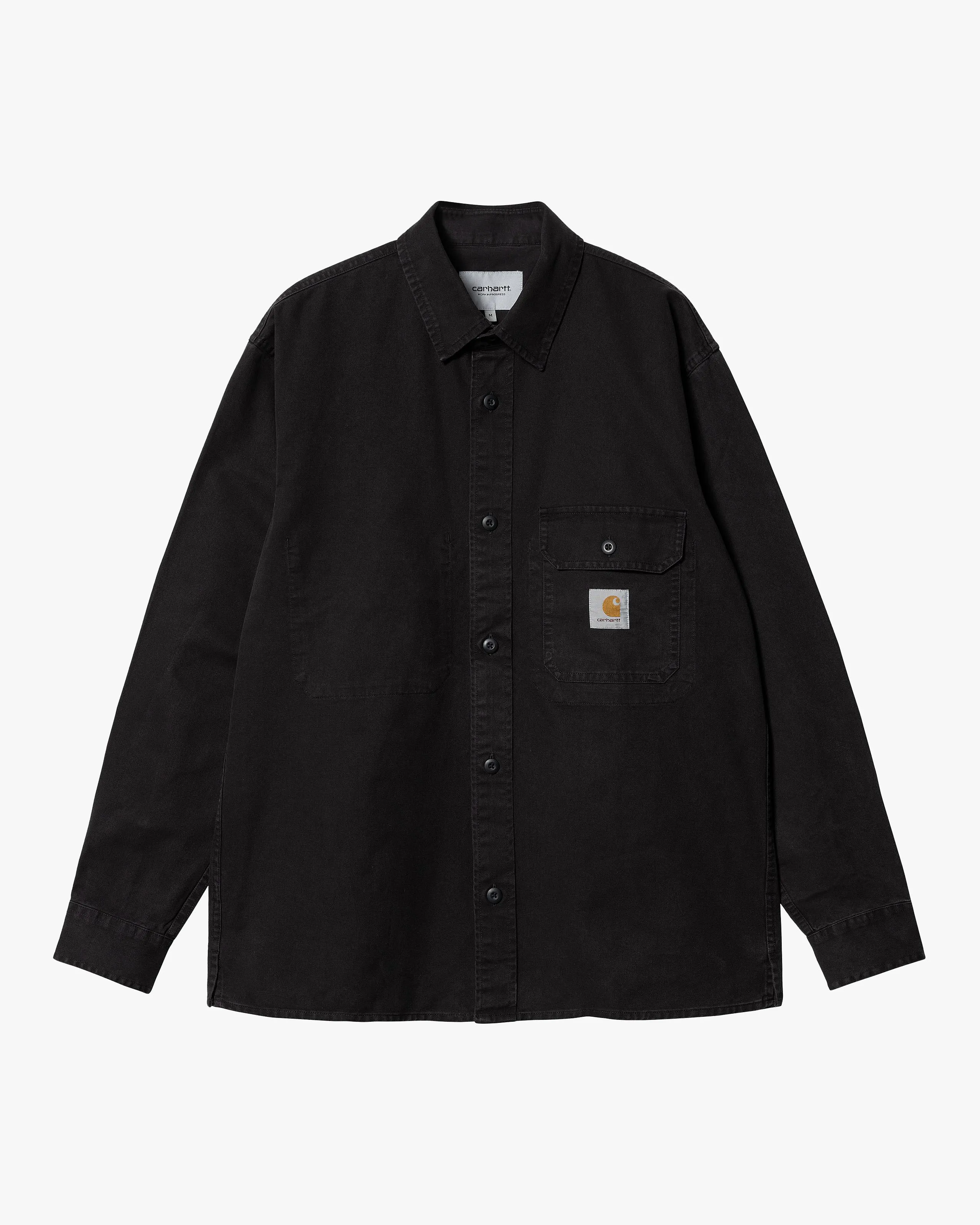 Carhartt WIP Reno Shirt Jacket - Black Garment Dyed