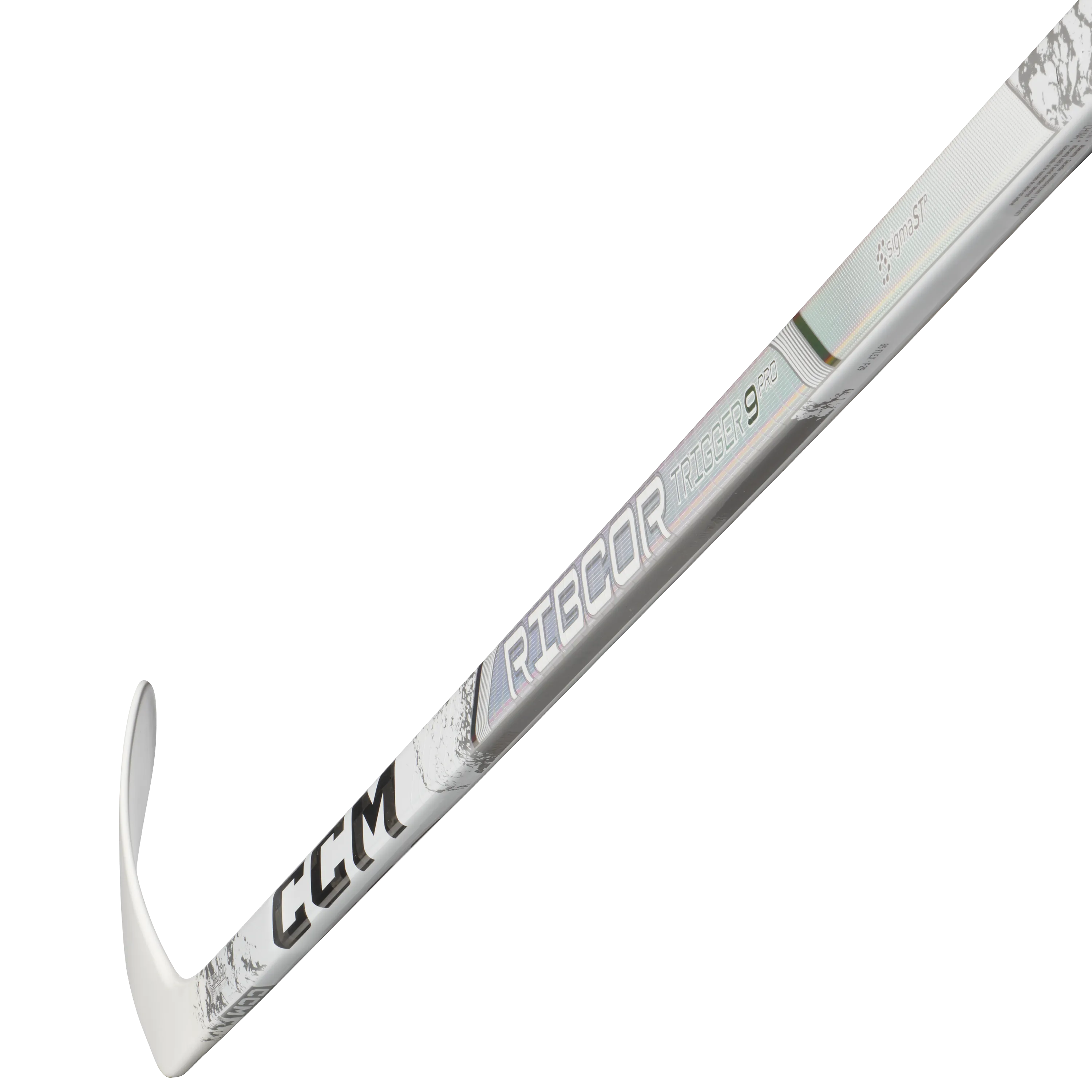 CCM Ribcor Trigger 9 Pro (WHITE) Hockey Stick - Intermediate