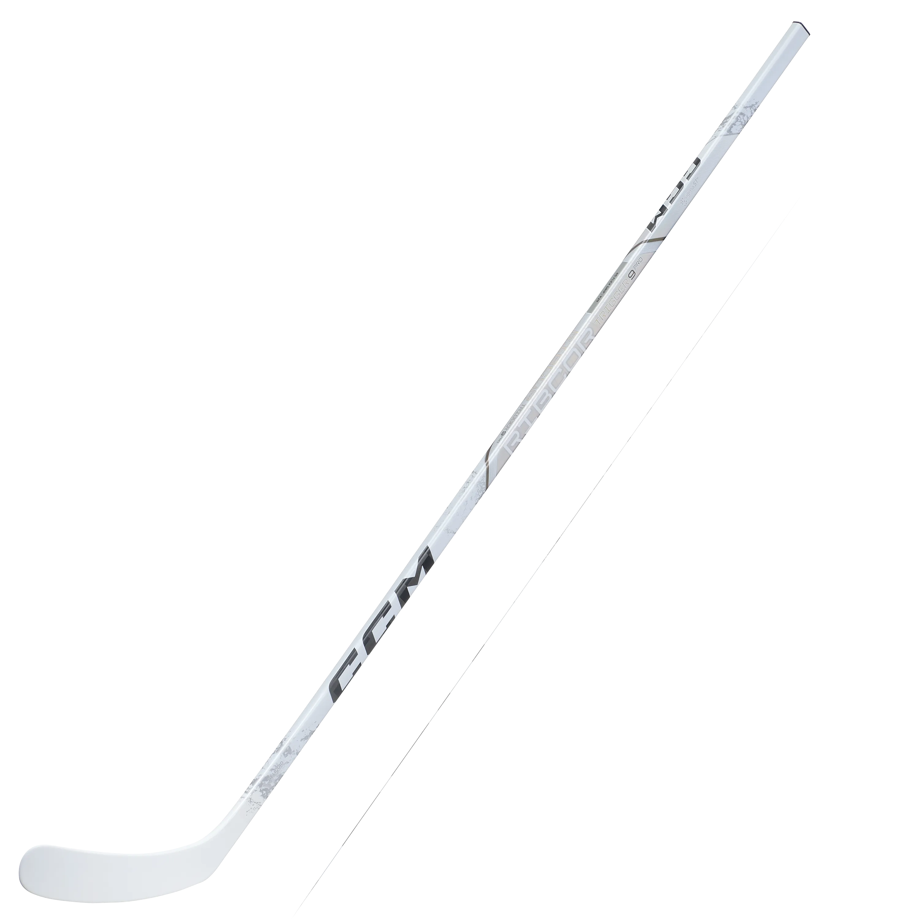 CCM Ribcor Trigger 9 Pro (WHITE) Hockey Stick - Intermediate
