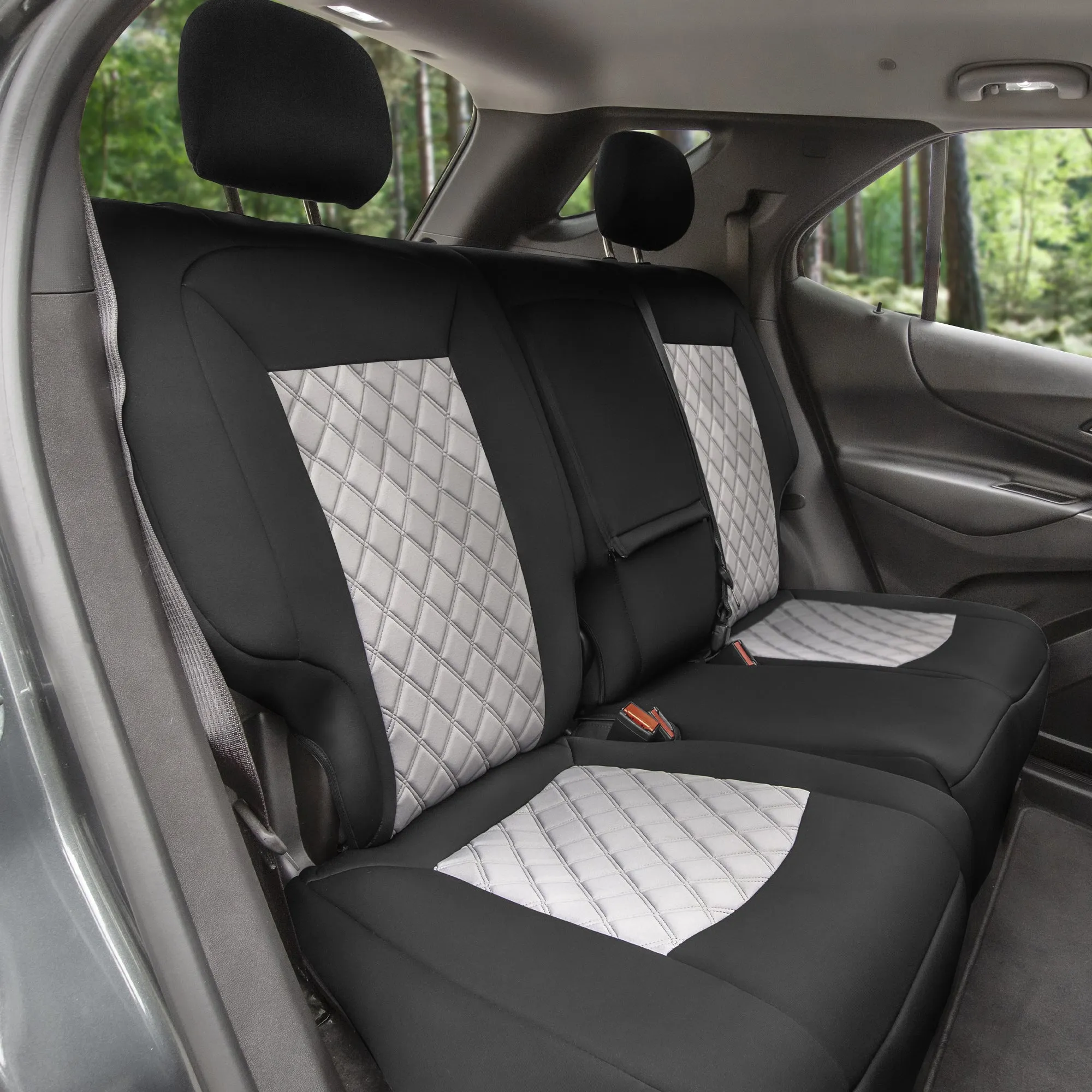 Chevy Equinox 2018-2023 - Full Set Seat Covers - Gray Ultraflex Neoprene