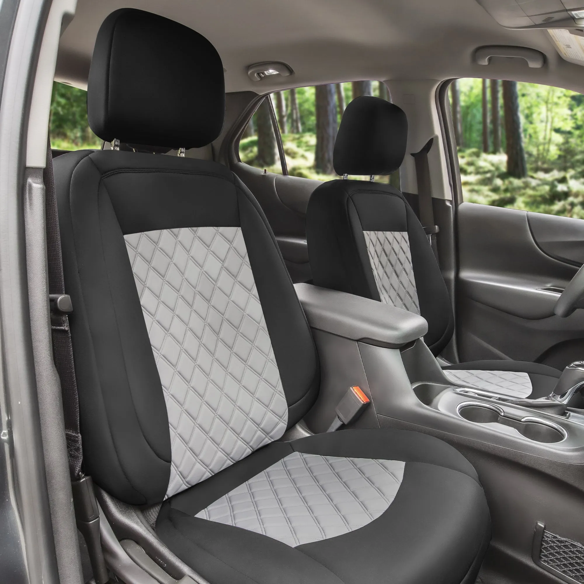 Chevy Equinox 2018-2023 - Full Set Seat Covers - Gray Ultraflex Neoprene
