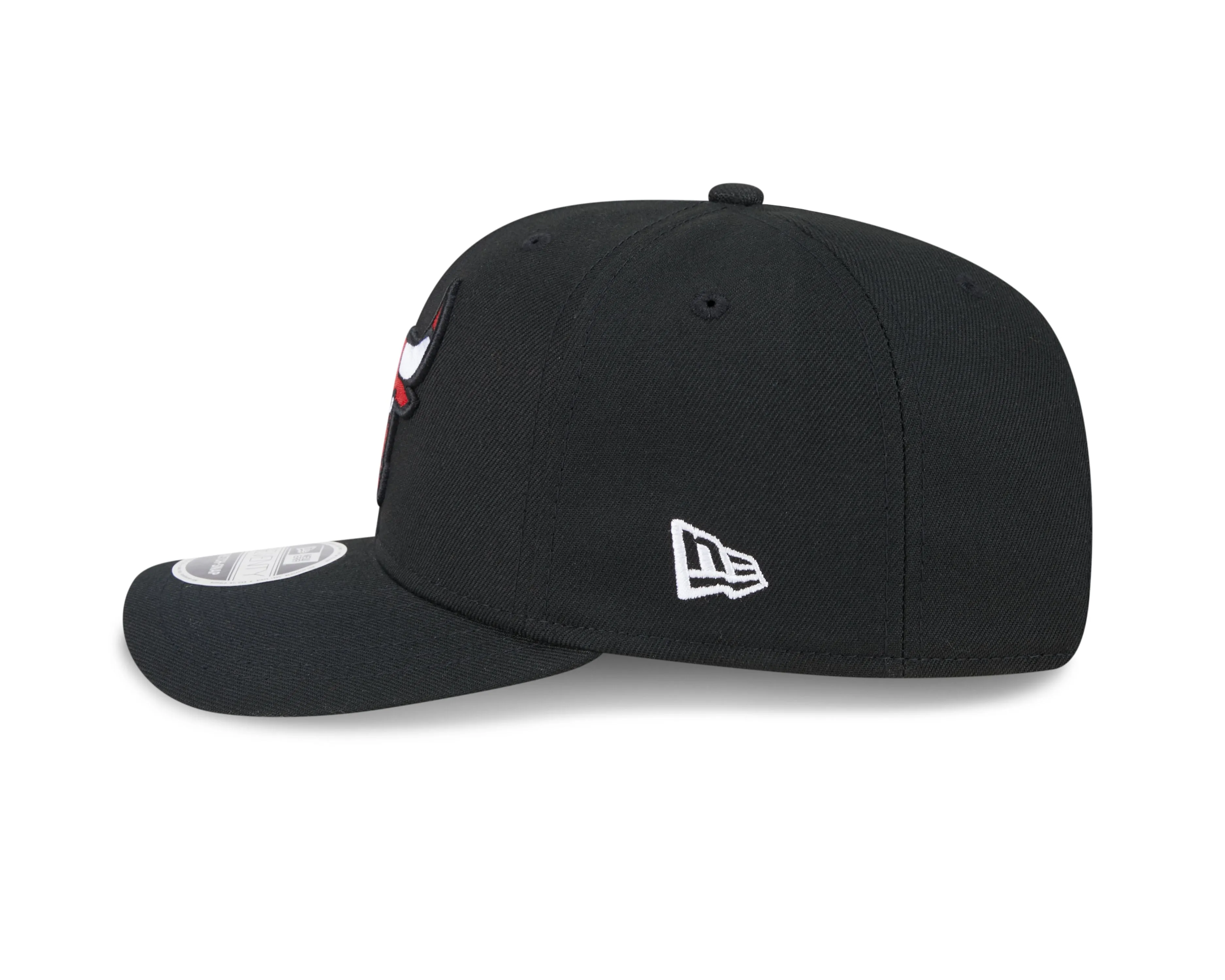 Chicago Bulls New Era Black 9SEVENTY Adjustable Hat