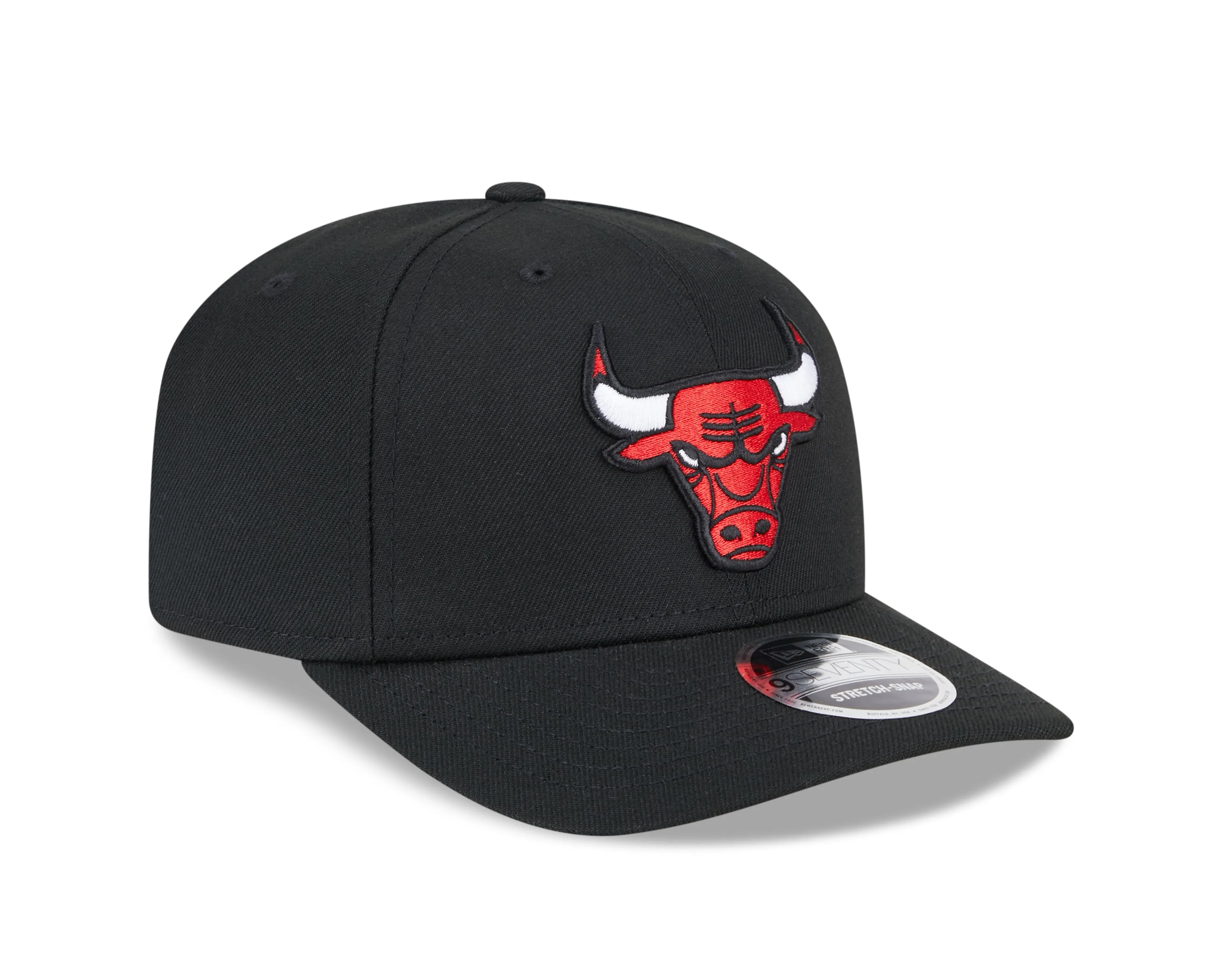 Chicago Bulls New Era Black 9SEVENTY Adjustable Hat