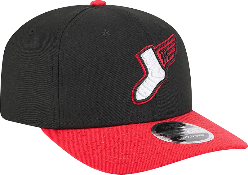 Chicago White Sox New Era 2025 City Connect Alternate 9SEVENTY Adjustable Hat - Black/Red