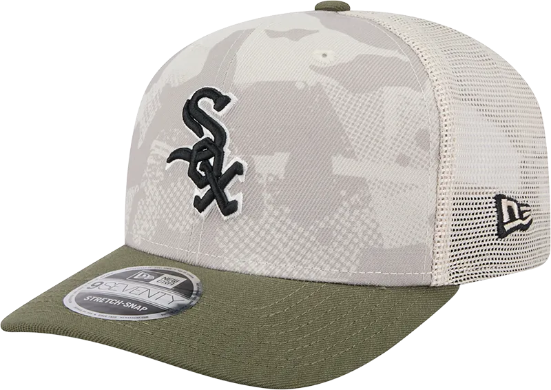 Chicago White Sox New Era Camo 2025 Armed Forces Day 9SEVENTY Trucker Hat