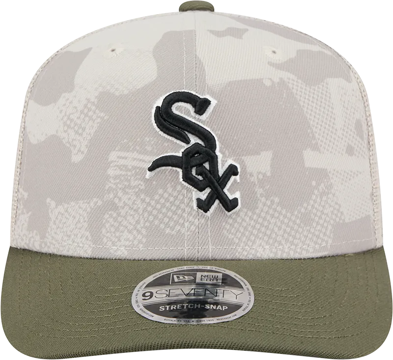 Chicago White Sox New Era Camo 2025 Armed Forces Day 9SEVENTY Trucker Hat