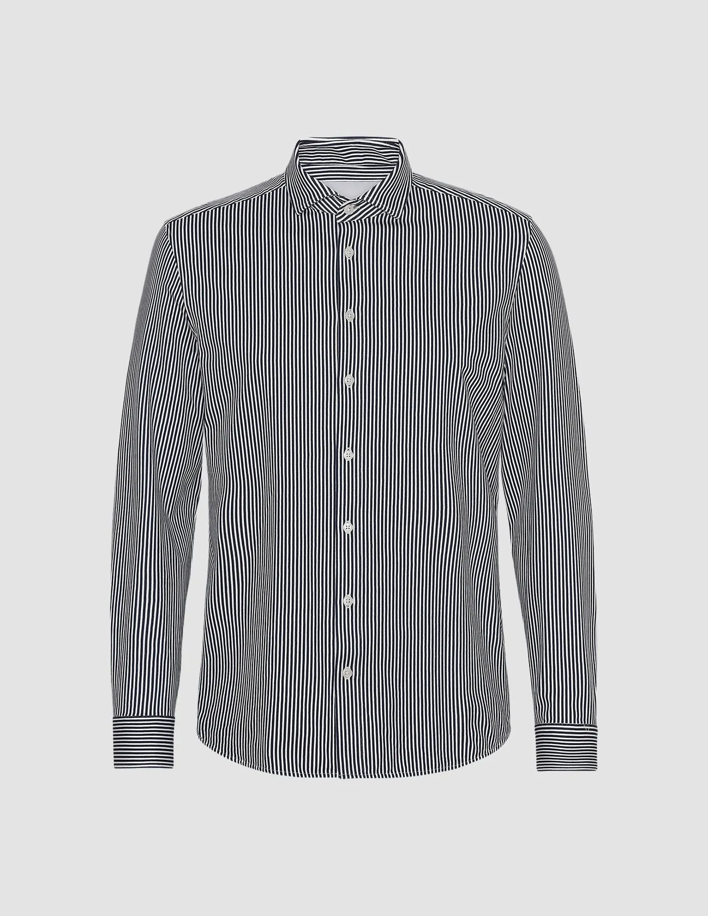 Classic Shirt Navy Stripes Regular