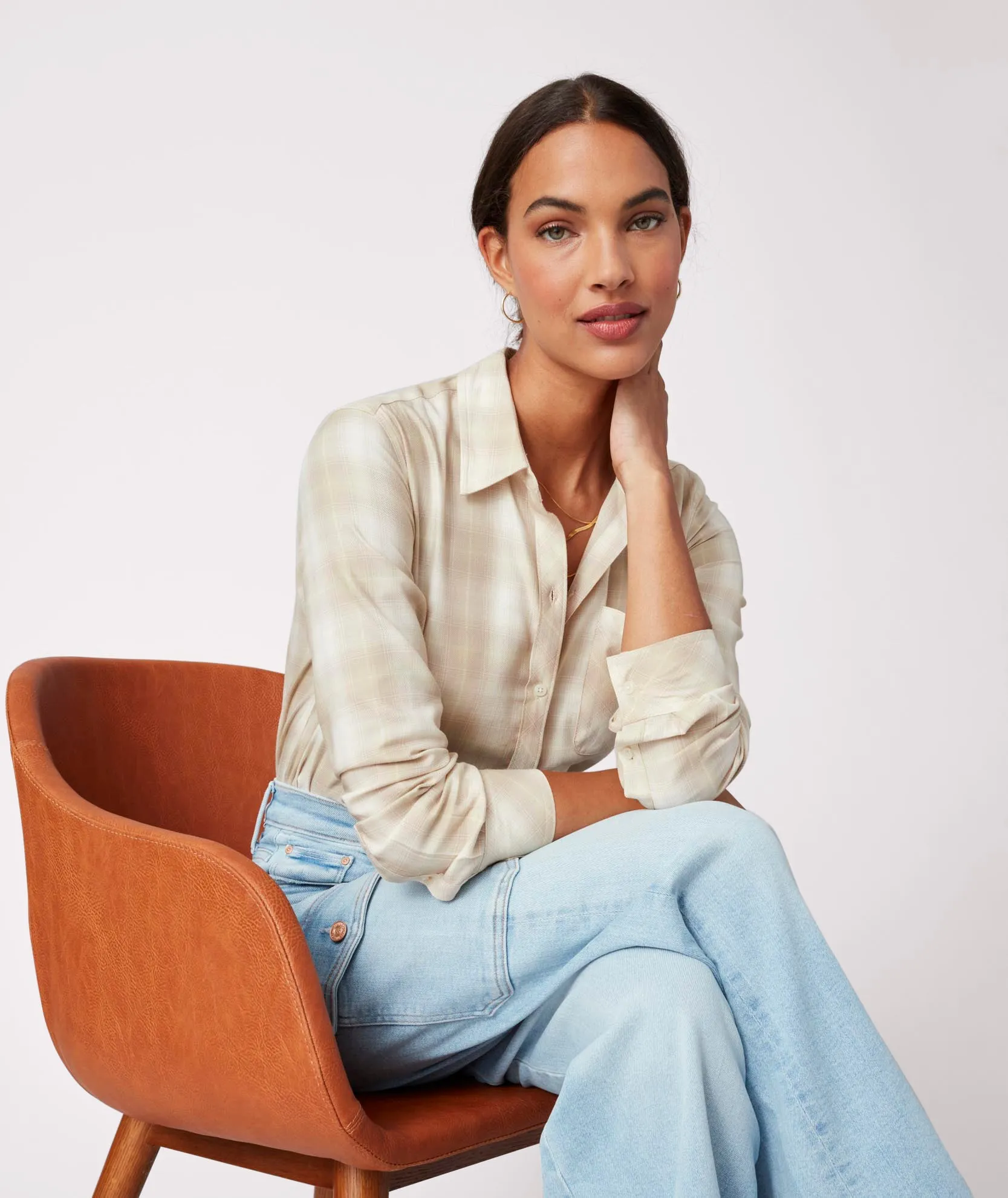 Cotton Blend Layla Shirt - FINAL SALE