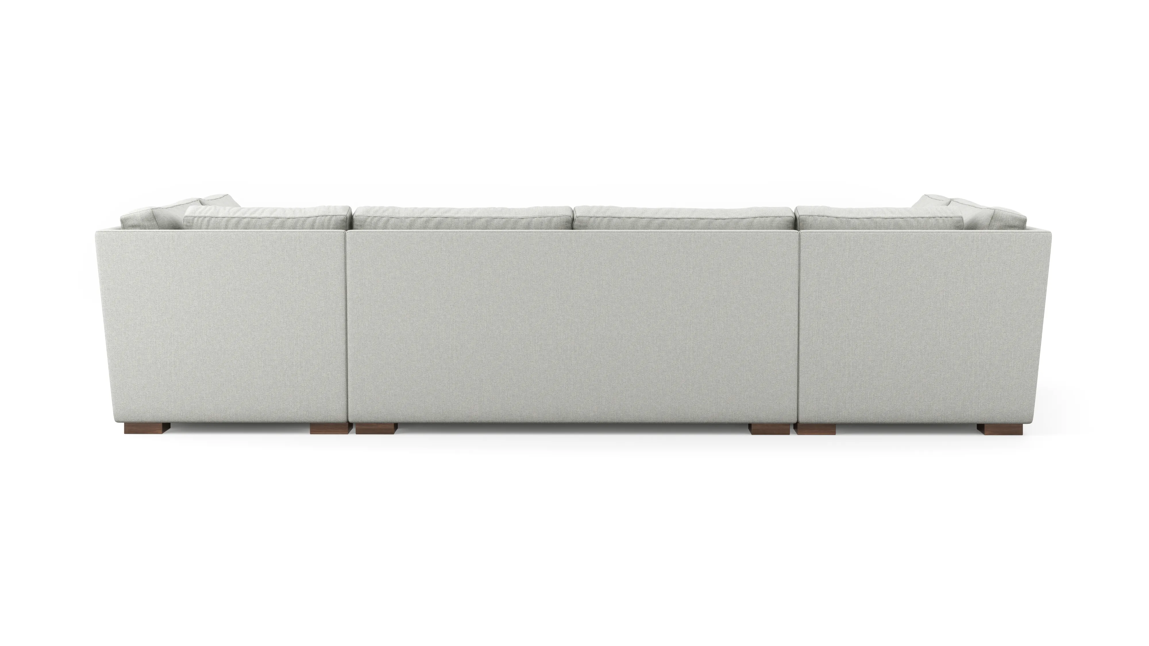 Couch Potato U-Shaped Bumper Sectional (Extra Deep)