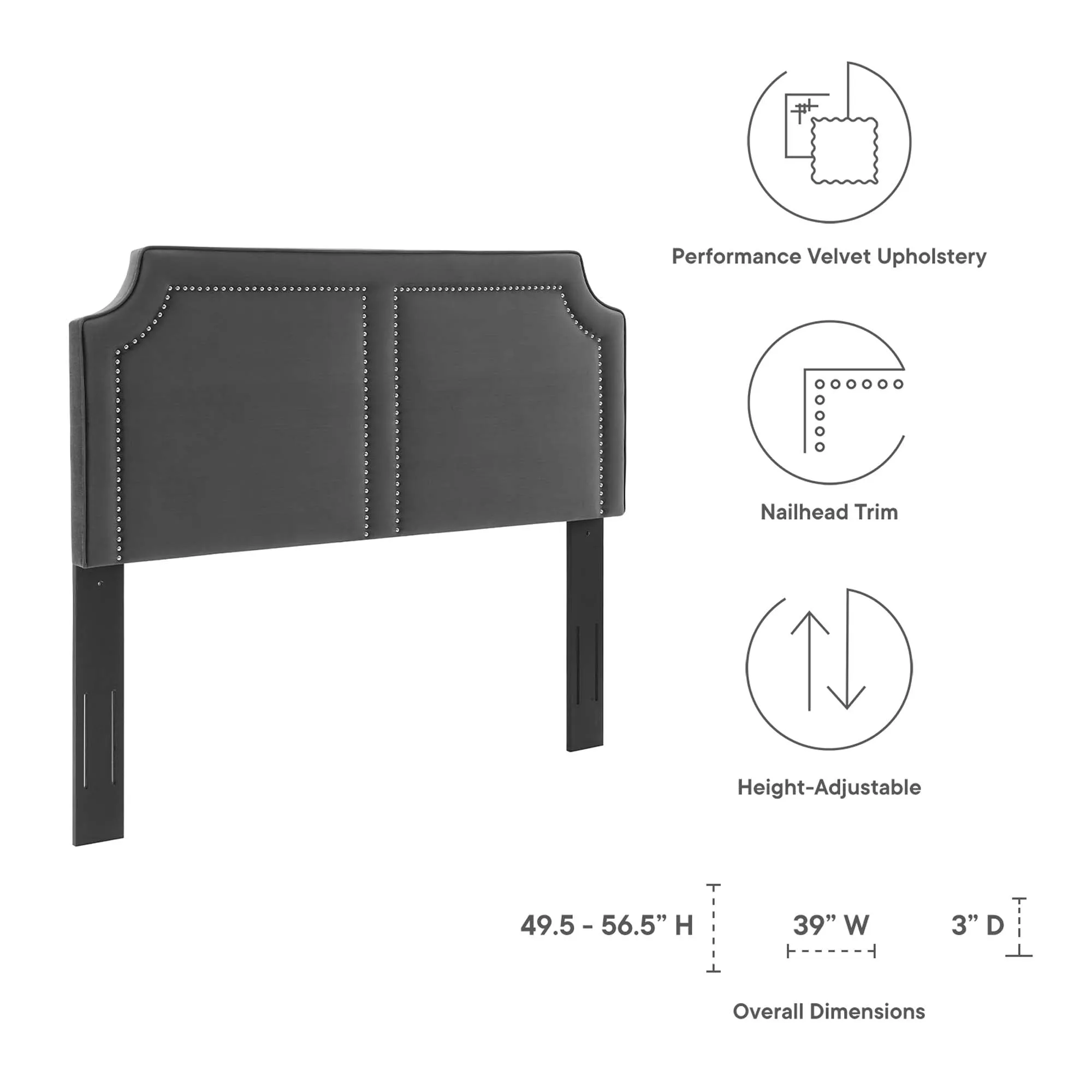 Cynthia Performance Velvet Headboard by Modway