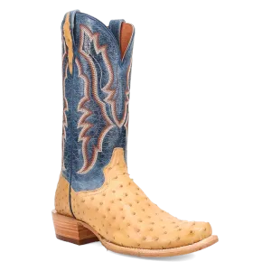 Dan Post Brady - Men's Full Quill Ostrich Leather Cowboy Boots