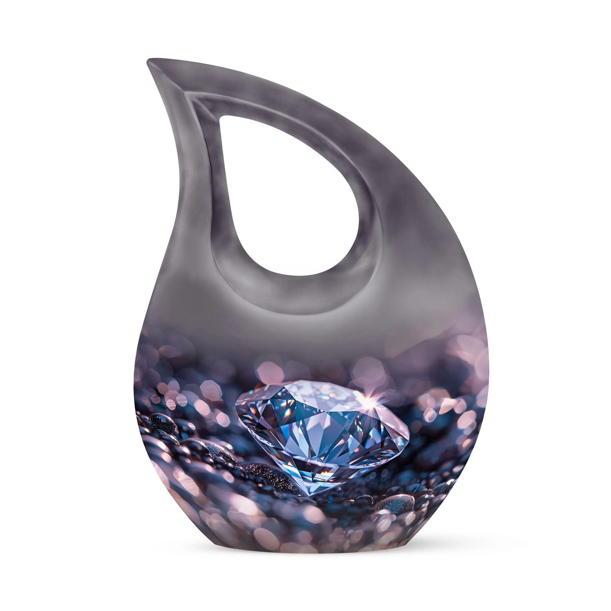 Diamond Radiance - Memorial Urn for Cherished Memories