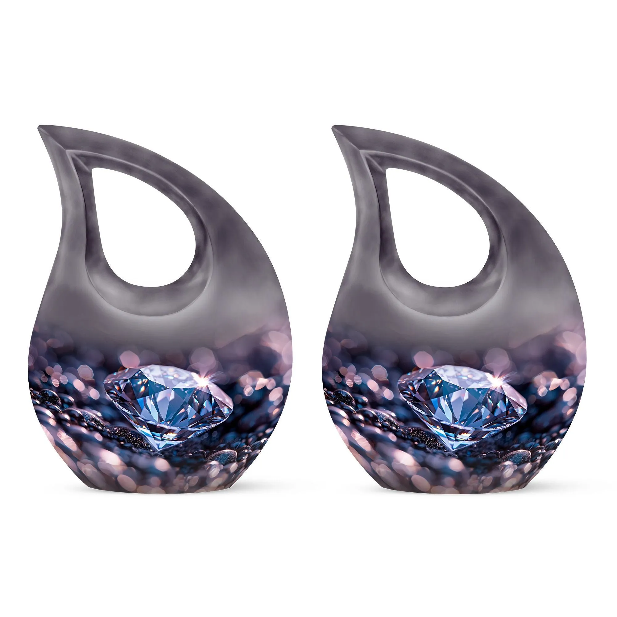 Diamond Radiance - Memorial Urn for Cherished Memories