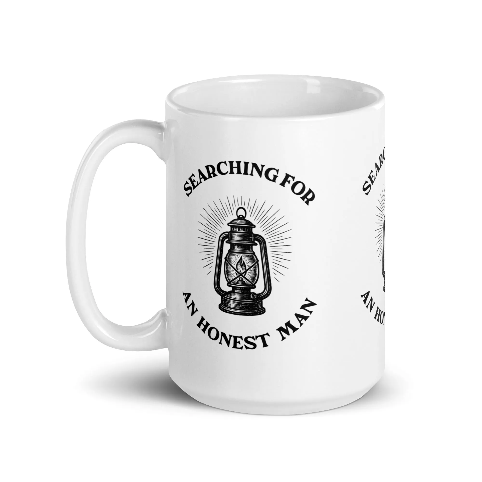 Diogenes' Lantern - Searching for an honest man - Mug