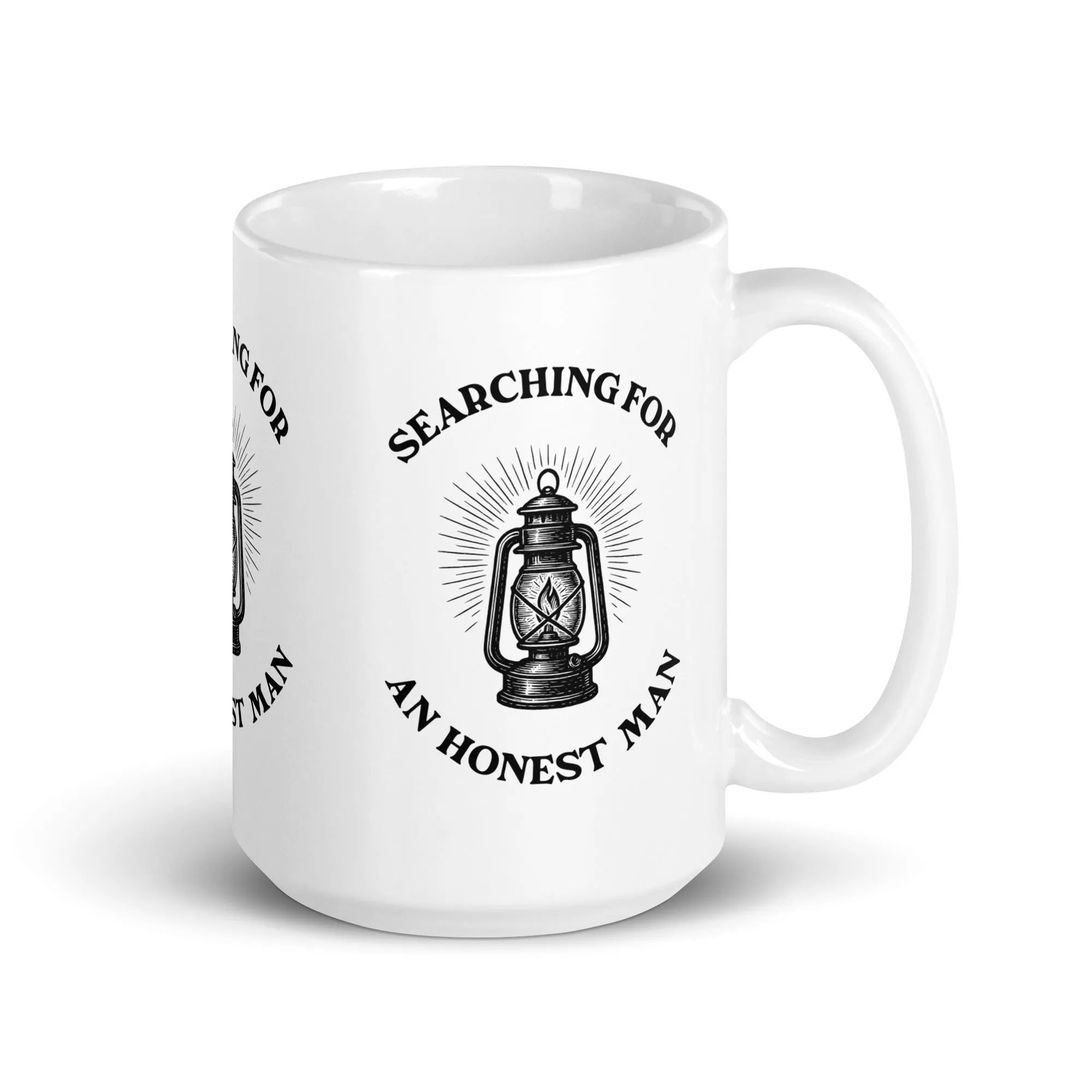 Diogenes' Lantern - Searching for an honest man - Mug
