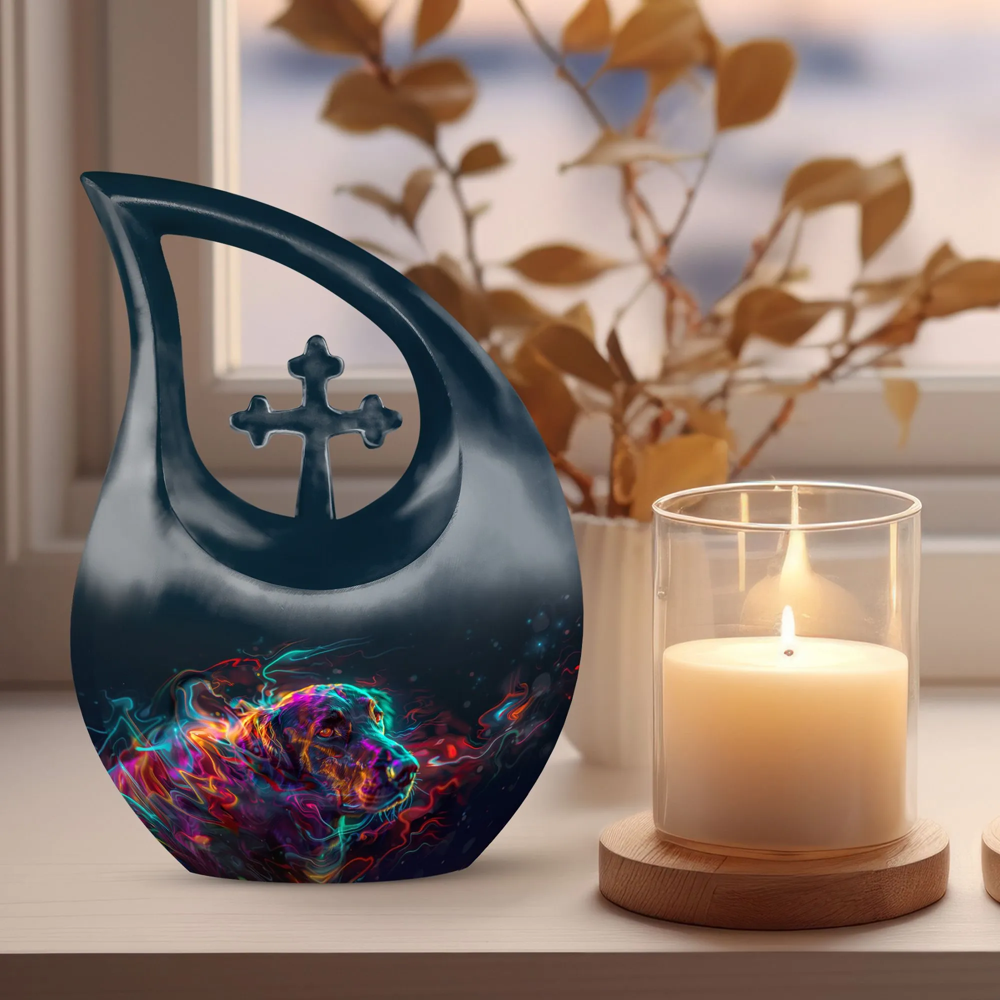 Dog Aura Urn: Containers For Ashes After Cremation