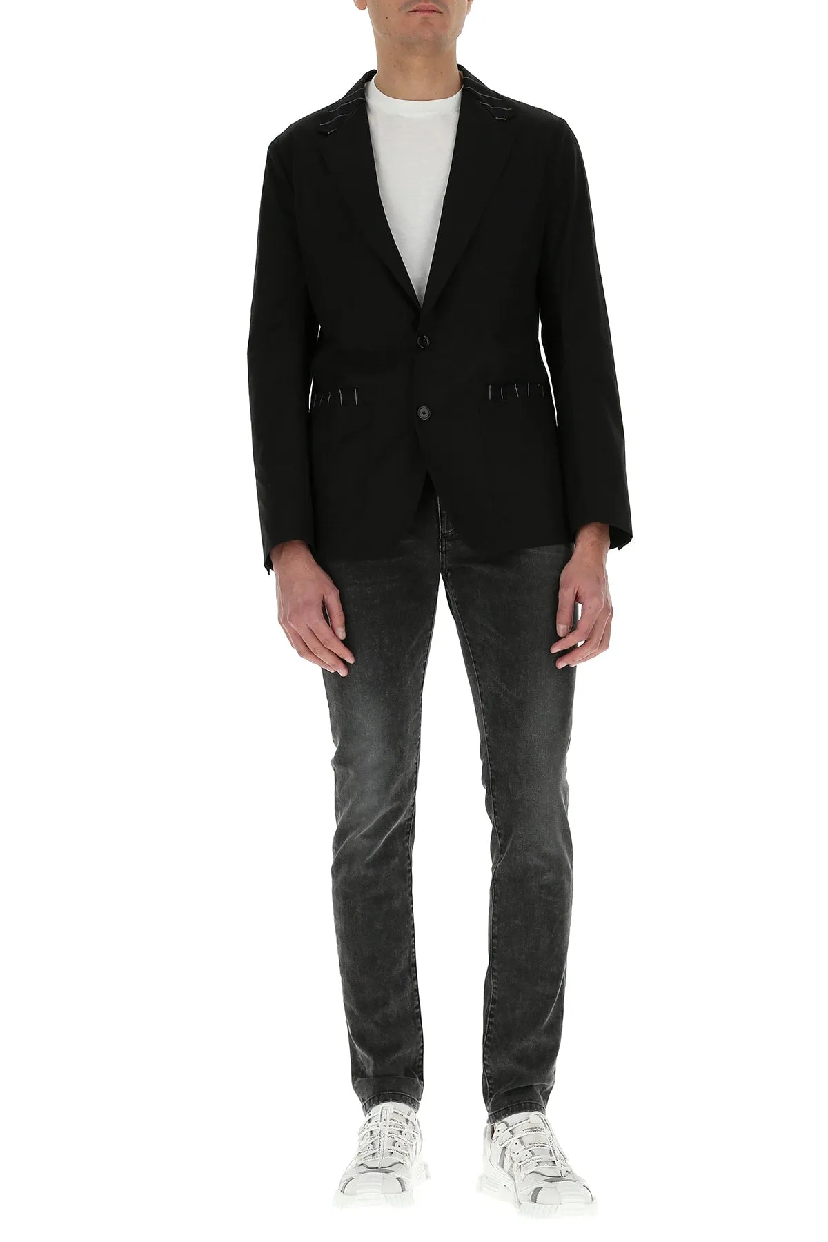 Dolce & Gabbana Pinstripe Detailed Blazer