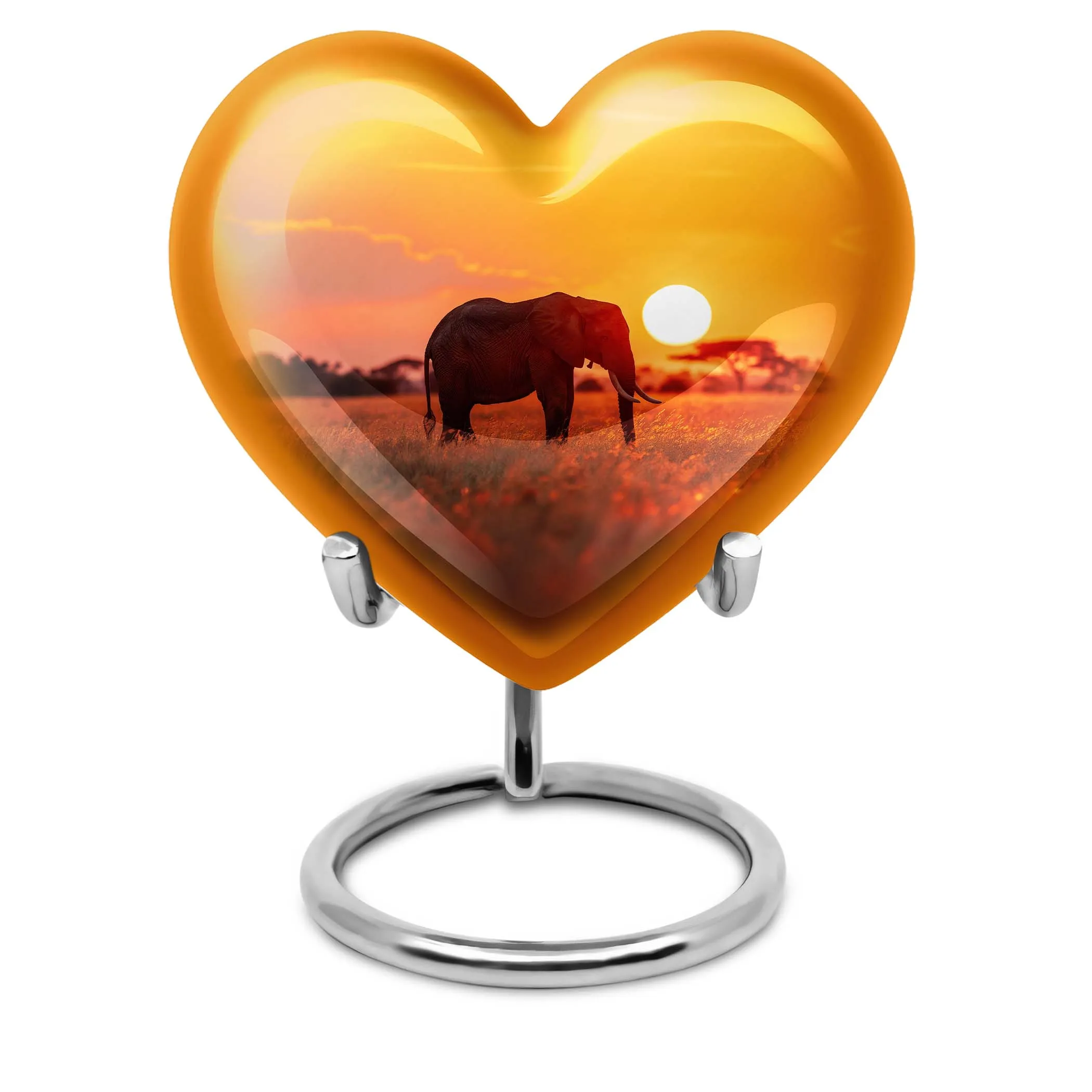 Elephant Urn Serenity: Substantial Offering for Male Cremation