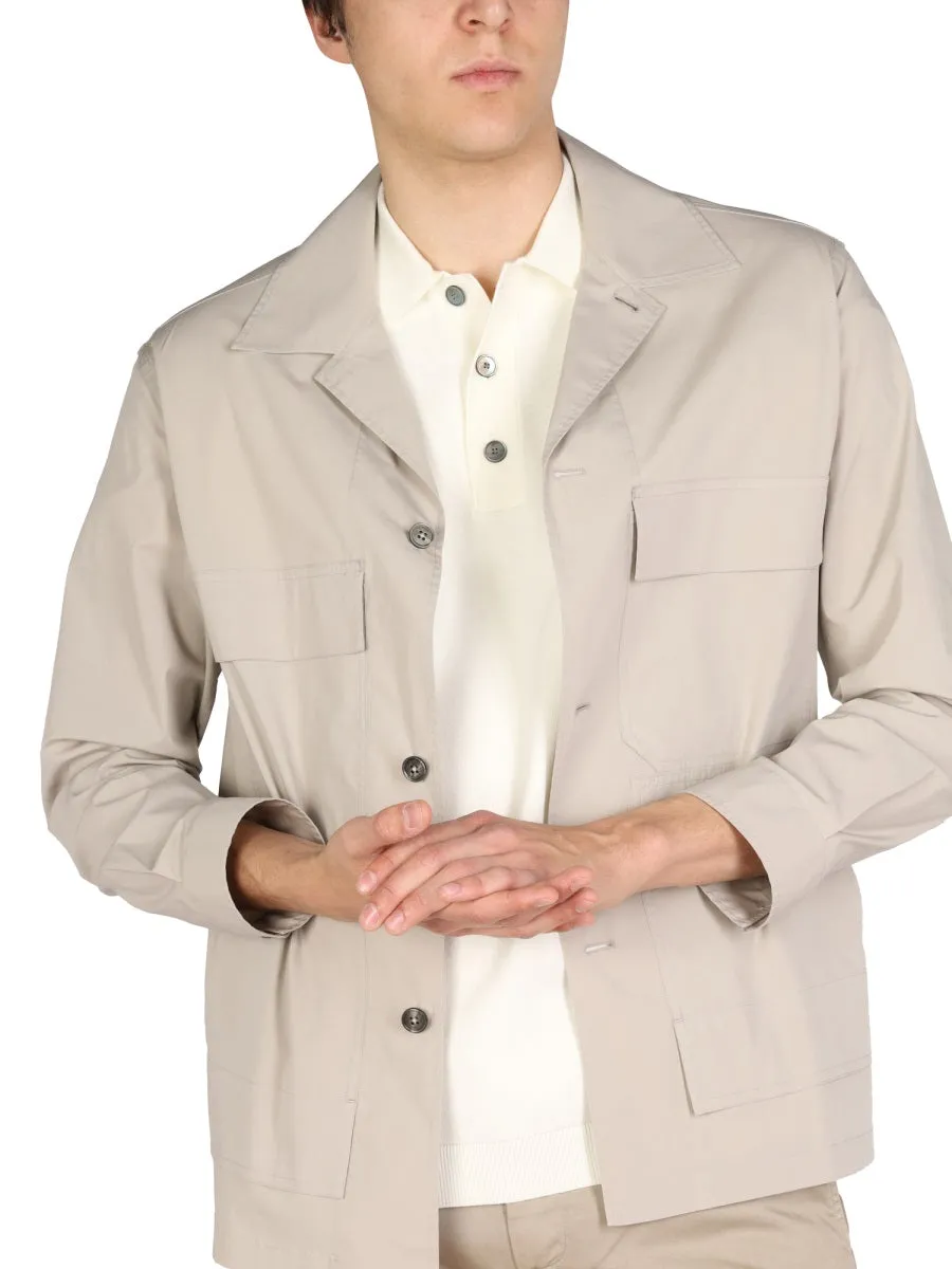 Ermenegildo Zegna Pocket Detailed Buttoned Overshirt