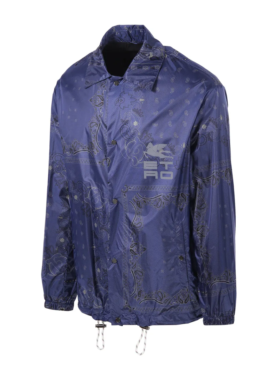 Etro Logo Detailed Paisley Print Jacket