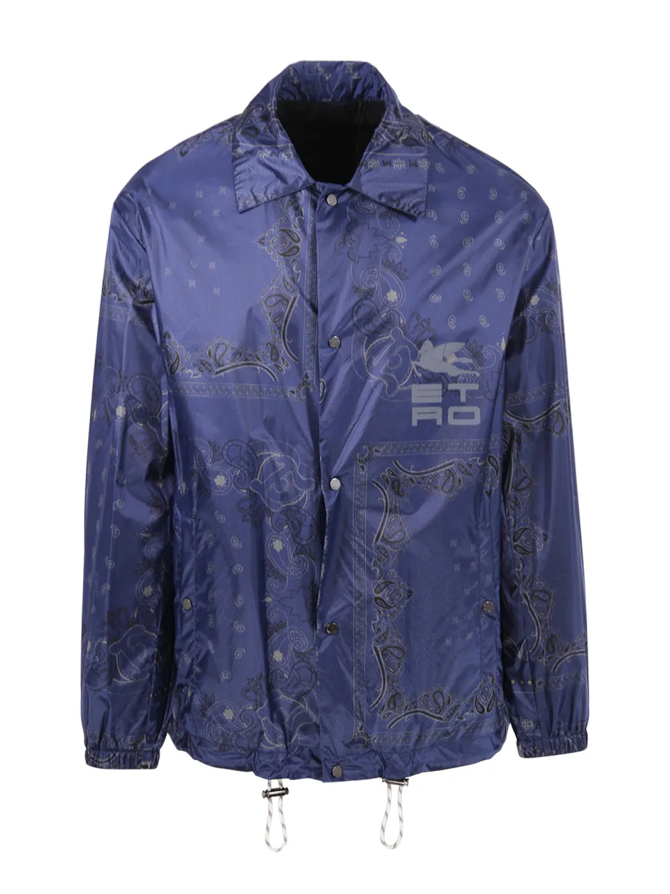Etro Logo Detailed Paisley Print Jacket