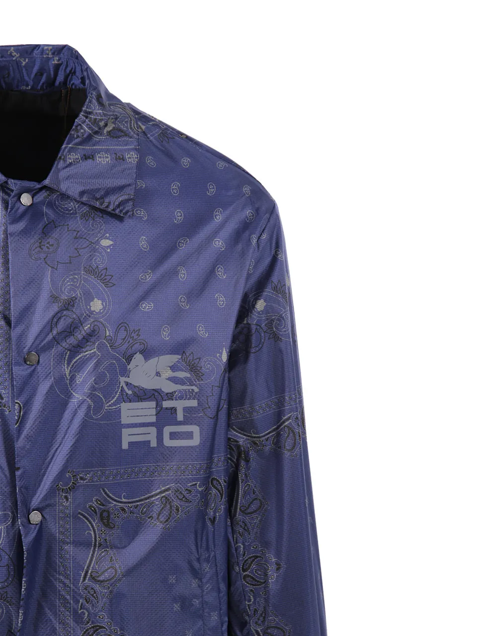 Etro Logo Detailed Paisley Print Jacket