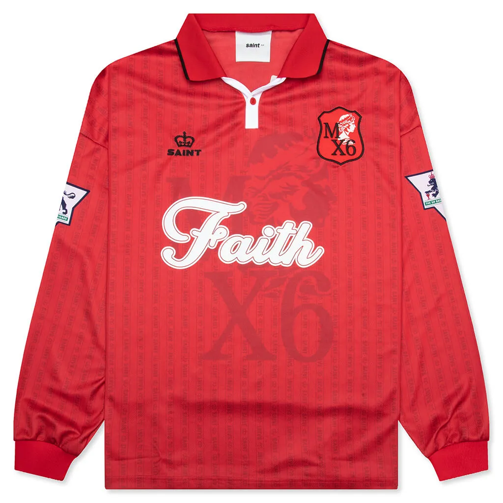 Faith Soccer Shirt - Red