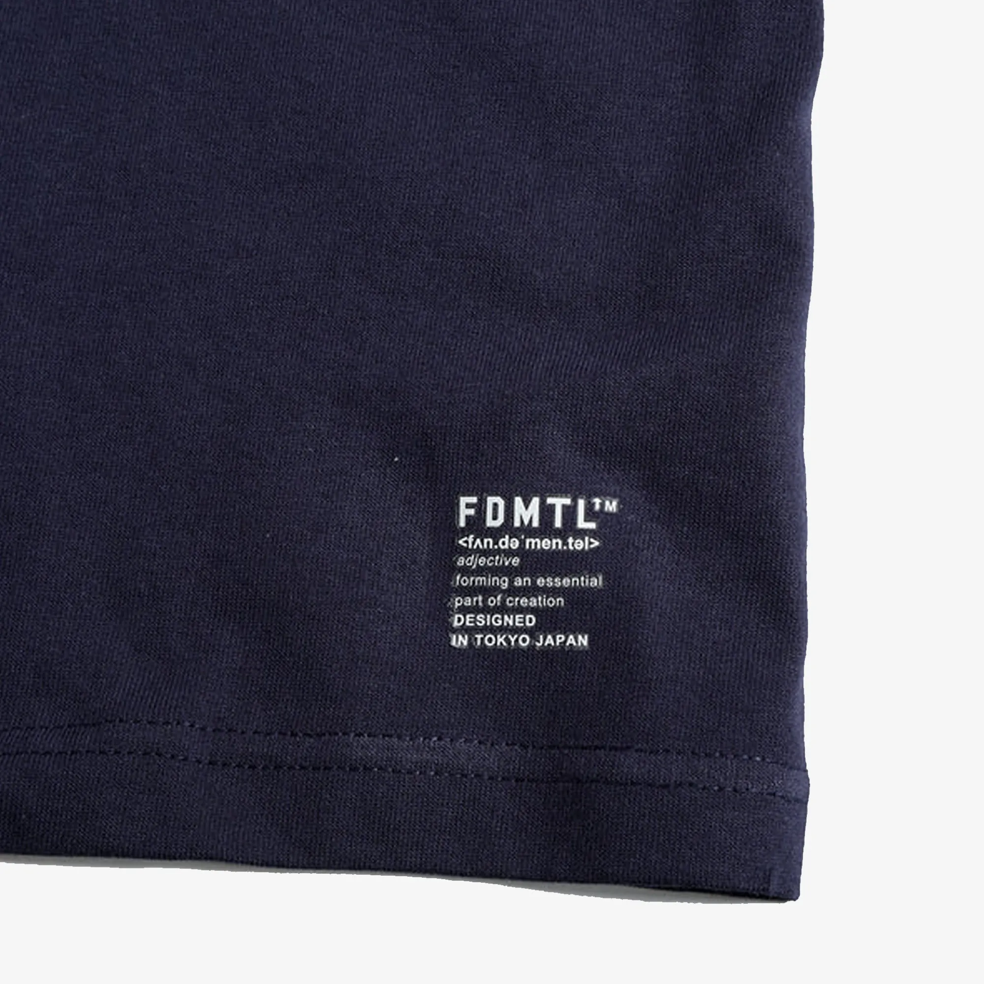 FDMTL | FDMTL LOGO TEE { NAVY
