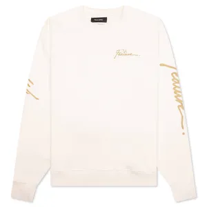 Feature x Wynn Carousel Crewneck - Cannoli Cream