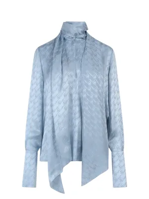 Fendi Scarf Detailed Long-Sleeved Shirt