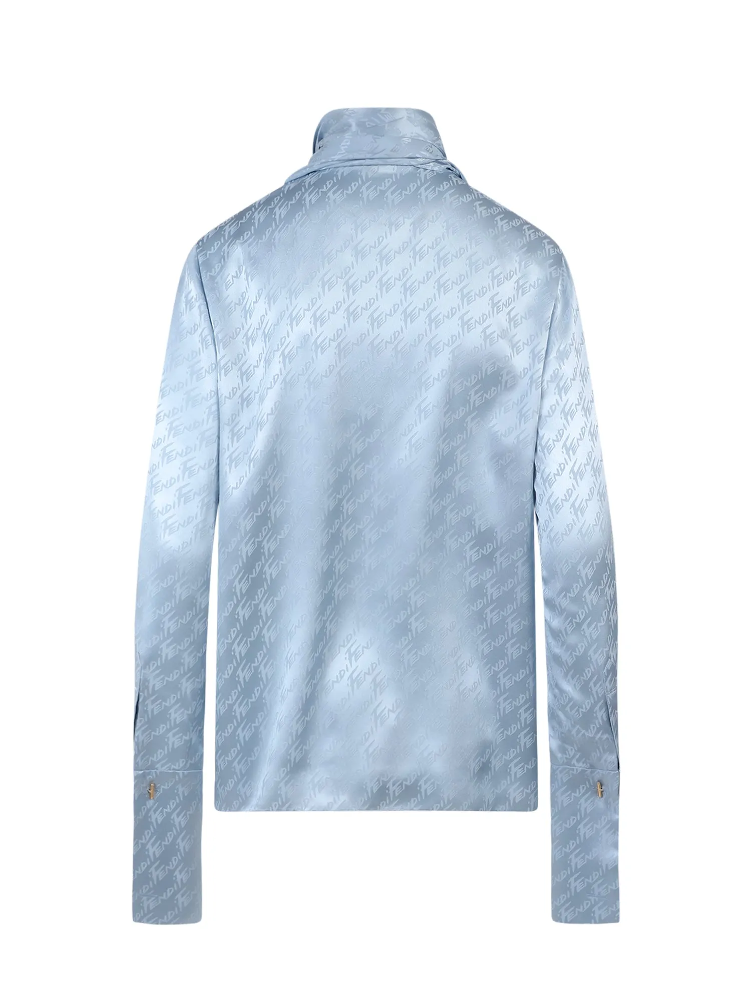 Fendi Scarf Detailed Long-Sleeved Shirt